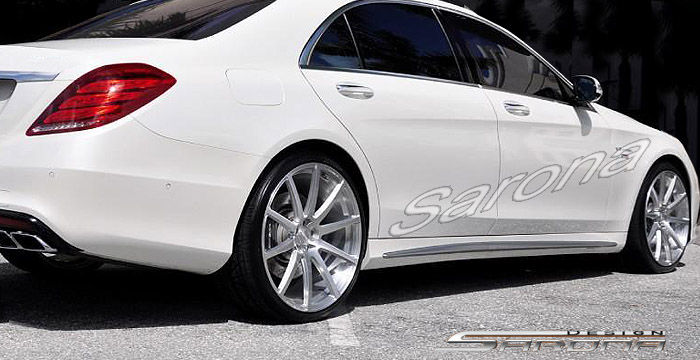 Custom Mercedes S Class  Sedan Side Skirts (2014 - 2019) - $970.00 (Part #MB-067-SS)